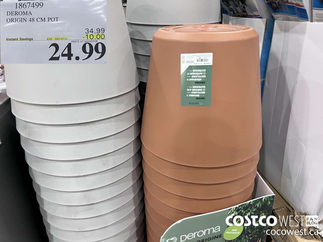 1867499 DEROMA ORIGIN 48 CM POT ($10.00 INSTANT SAVINGS EXPIRES ON 2025-07-13) $24.99