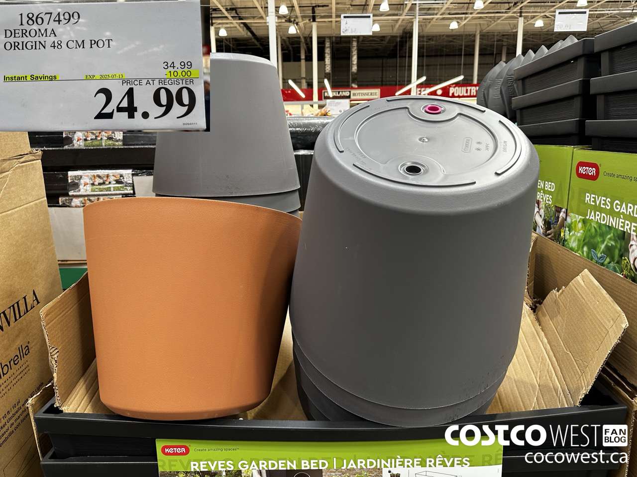 1867499 DEROMA ORIGIN 48 CM POT ($10.00 INSTANT SAVINGS EXPIRES ON 2025-07-13) $24.99