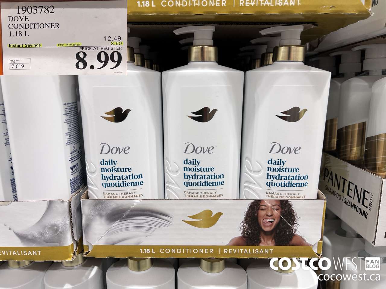 1903782 DOVE CONDITIONER 1.18L ($3.50 INSTANT SAVINGS EXPIRES ON 2025-08-03) $8.99
