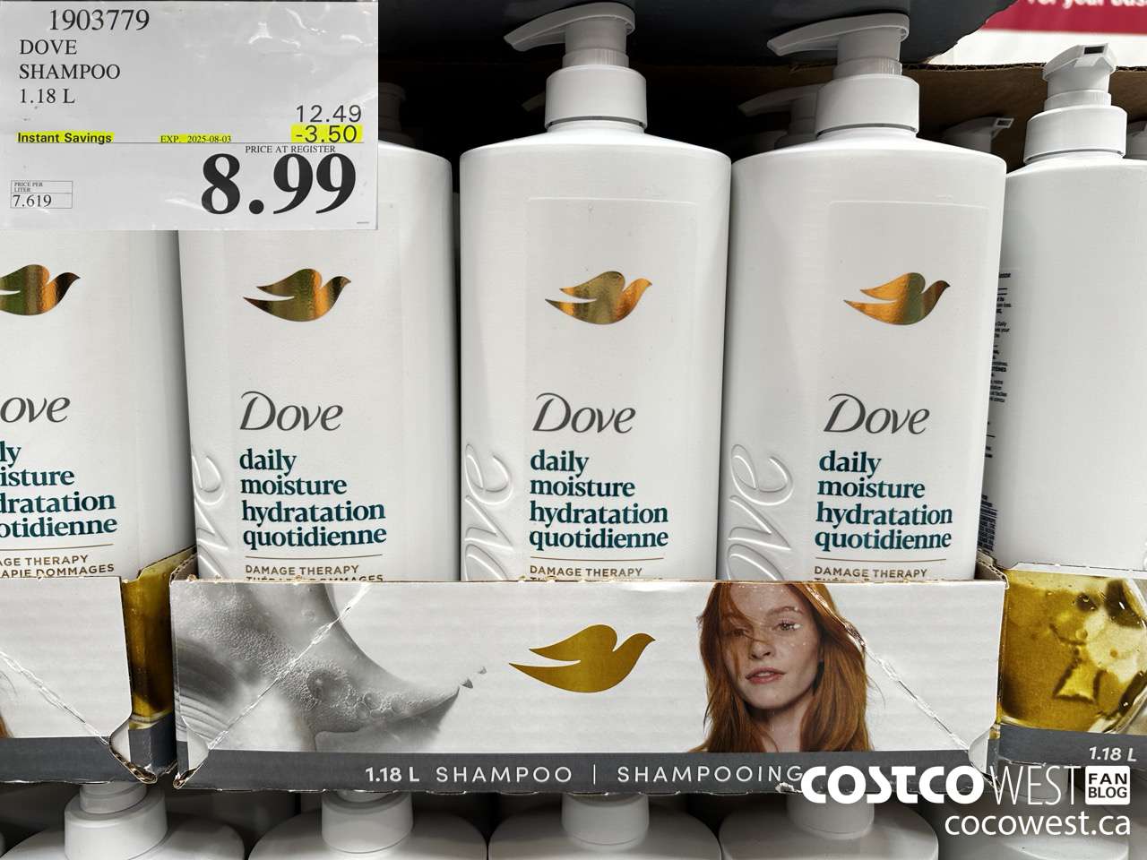 1903779 DOVE SHAMPOO 1.18L ($3.50 INSTANT SAVINGS EXPIRES ON 2025-08-03) $8.99