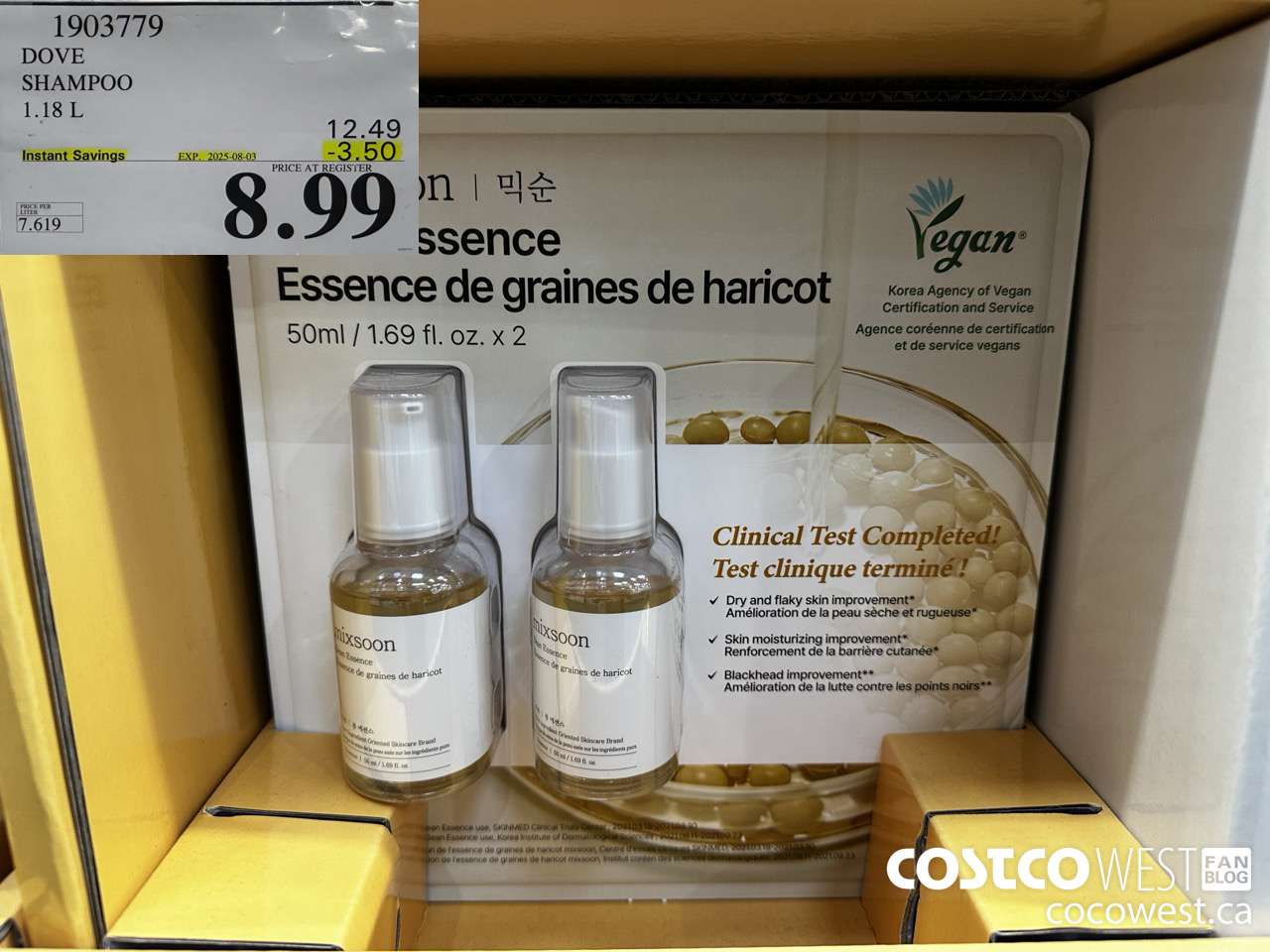 1903779 DOVE SHAMPOO 1.18L ($3.50 INSTANT SAVINGS EXPIRES ON 2025-08-03) $8.99