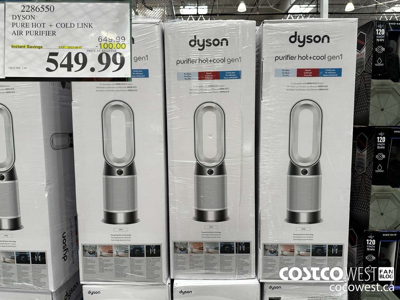 2286550 DYSON PURE HOT + COLD LINK AIR PURIFIER ($100.00 INSTANT SAVINGS EXPIRES ON 2025-08-07) $549.99