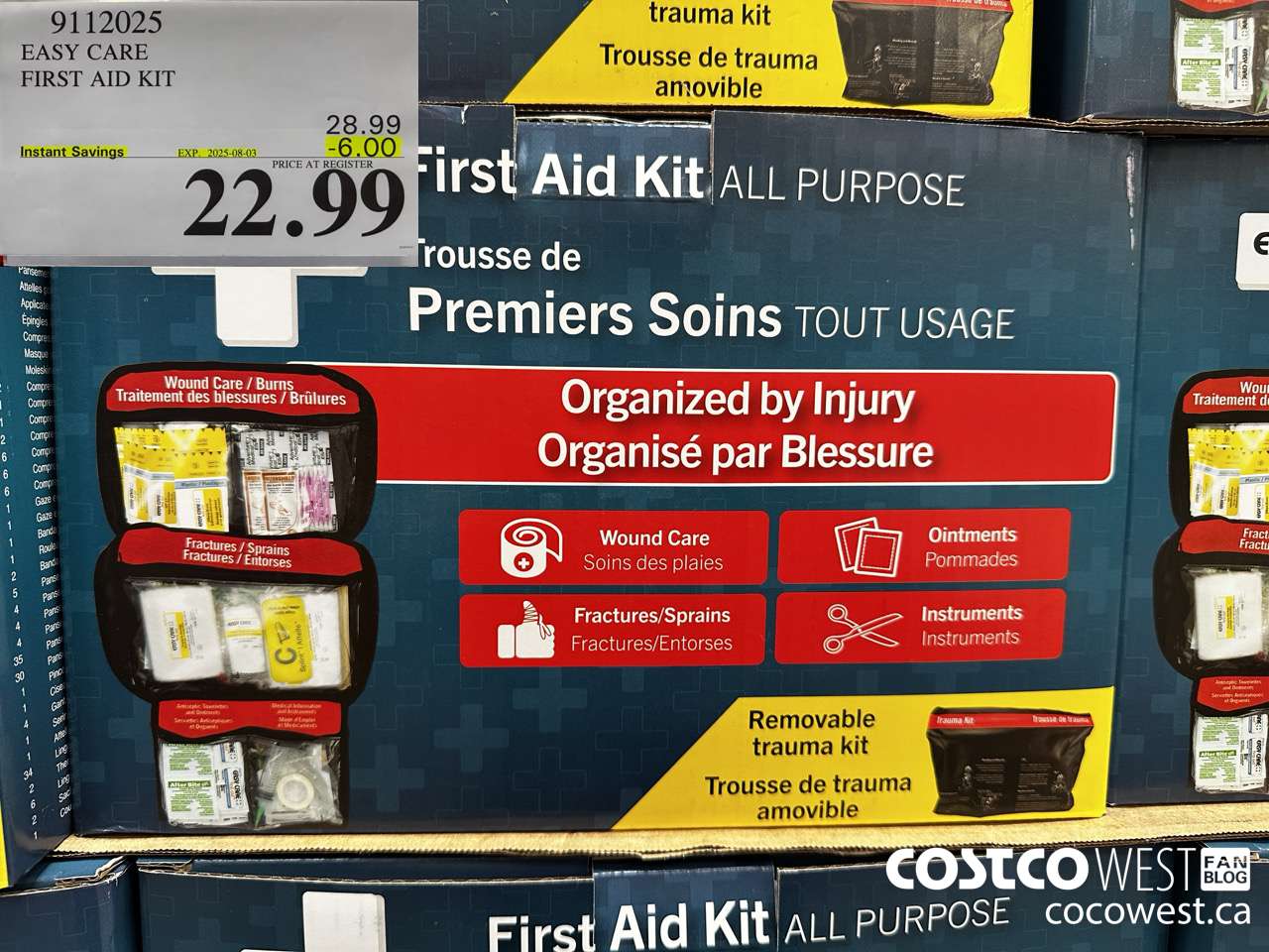 9112025 EASY CARE FIRST AID KIT ($6.00 INSTANT SAVINGS EXPIRES ON 2025-08-03) $22.99