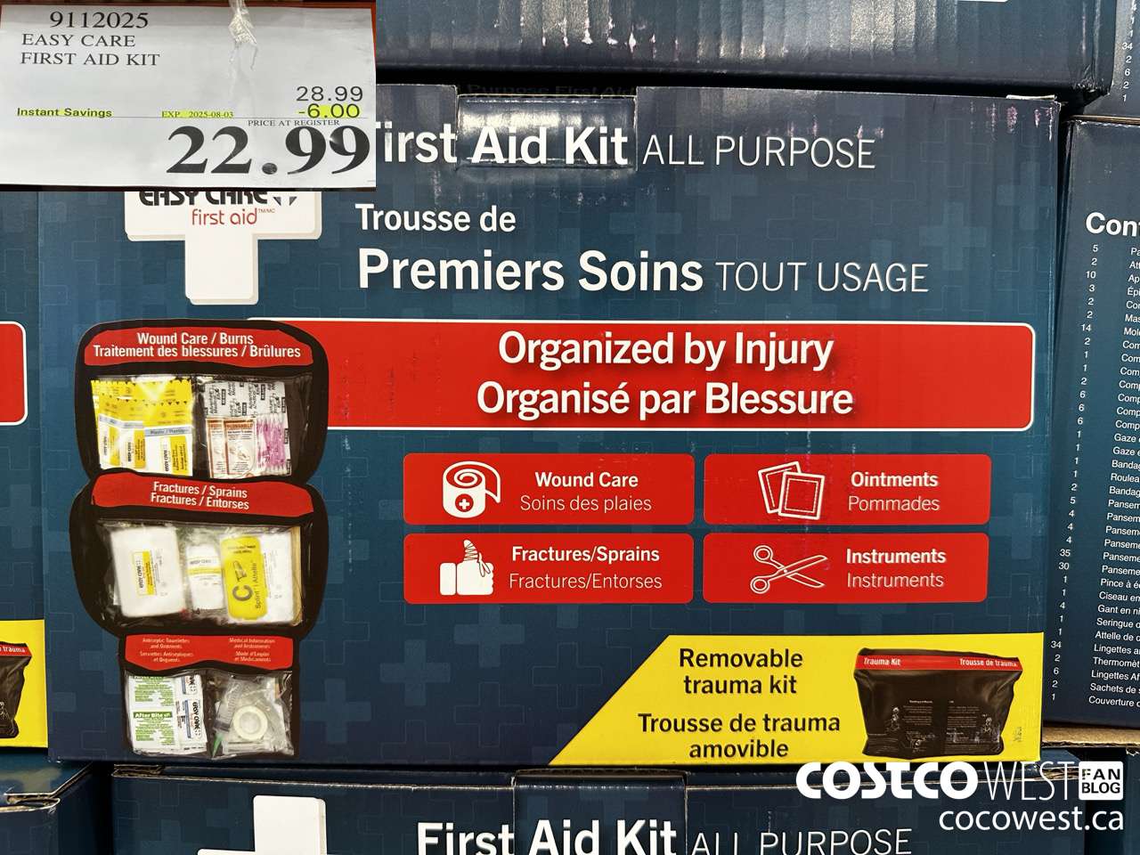 9112025 EASY CARE FIRST AID KIT ($6.00 INSTANT SAVINGS EXPIRES ON 2025-08-03) $22.99