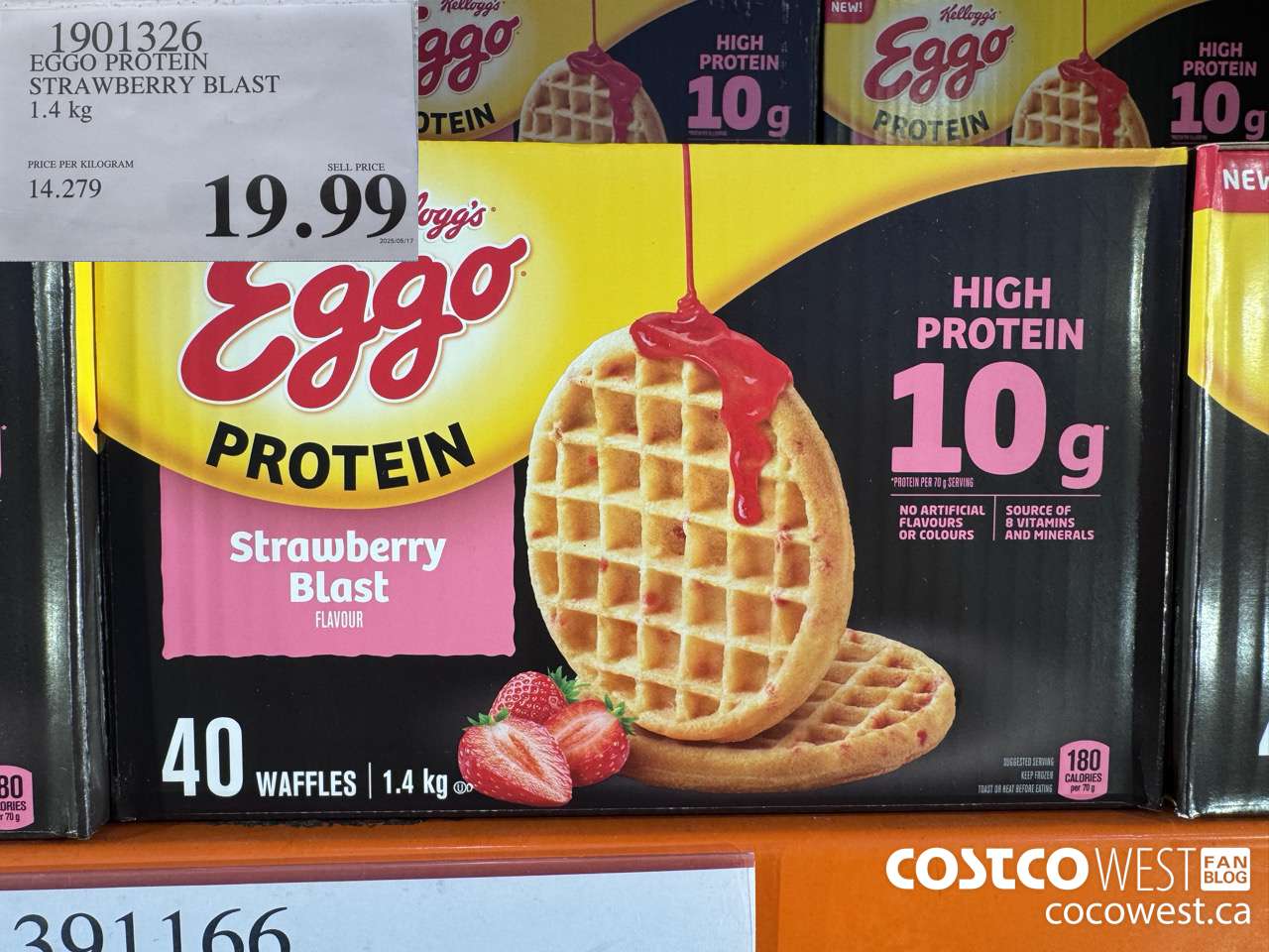1901326 EGGO PROTEIN STRAWBERRY BLAST 1.4 kg $19.99