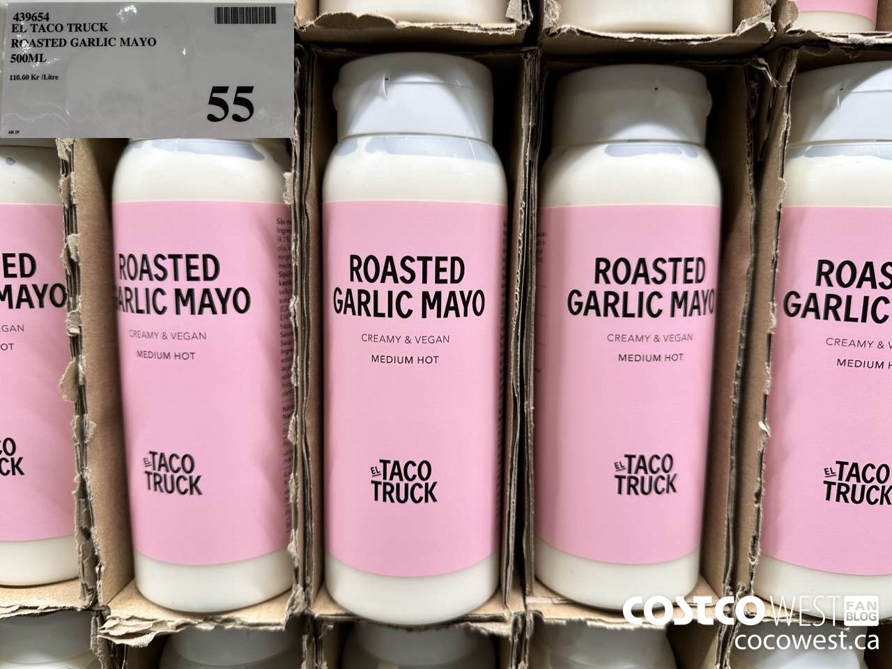 439654 EL TACO TRUCK ROASTED GARLIC MAYO 500ML $55.00