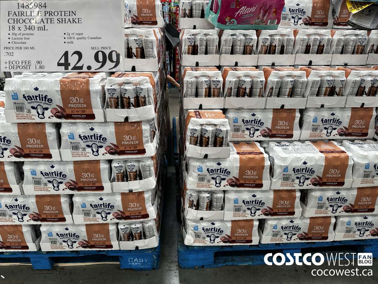 1485984 FAIRLIFE PROTEIN SHAKE CHOCOLATE 18 X 340ML $42.99