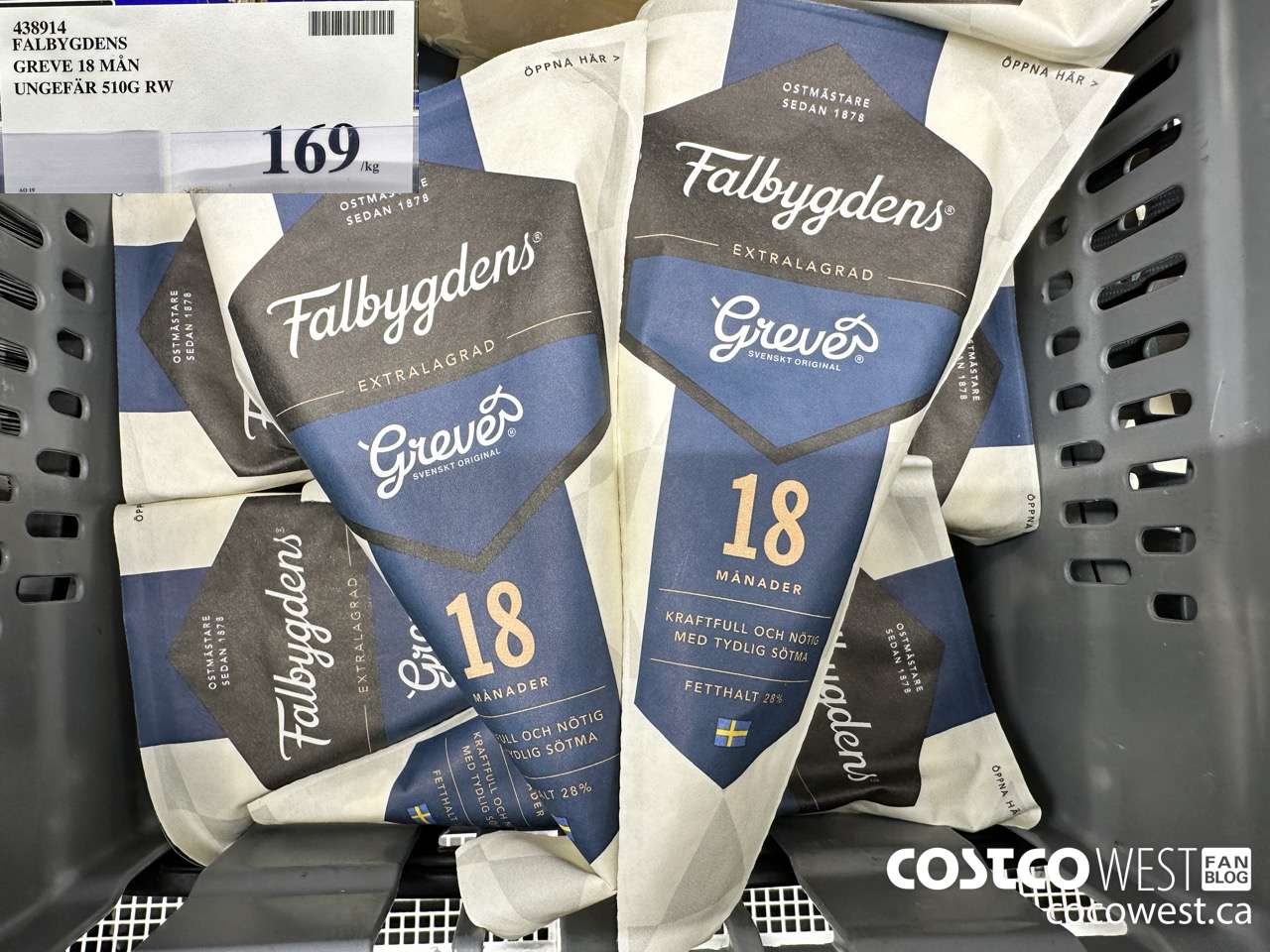 438914 FALBYGDENS GREVE 18 MAN UNGEFAR 510G RW $169.00