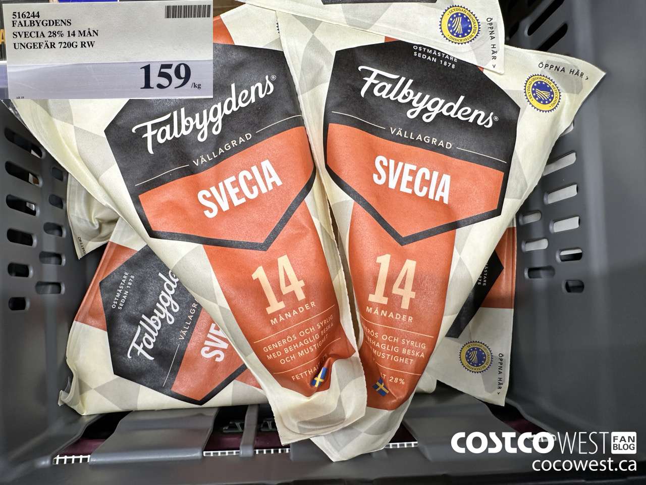 516244 FALBYGDENS SVECIA 28% 14 MAN UNGEFAR 720G RW $159.00