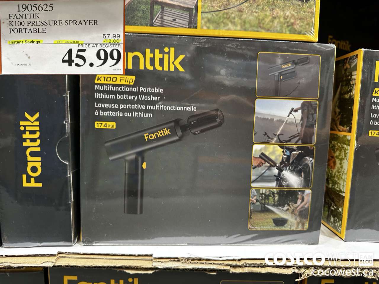 1905625 FANTTIK K100 PRESSURE SPRAYER PORTABLE ($12.00 INSTANT SAVINGS EXPIRES ON 2025-08-10) $45.99