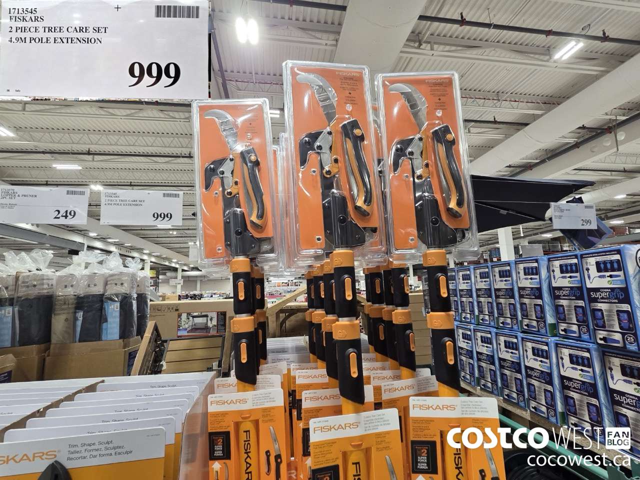 1713545 FISKARS 2 PIECE TREE CARE SET 4.9M POLE EXTENSION $999.00