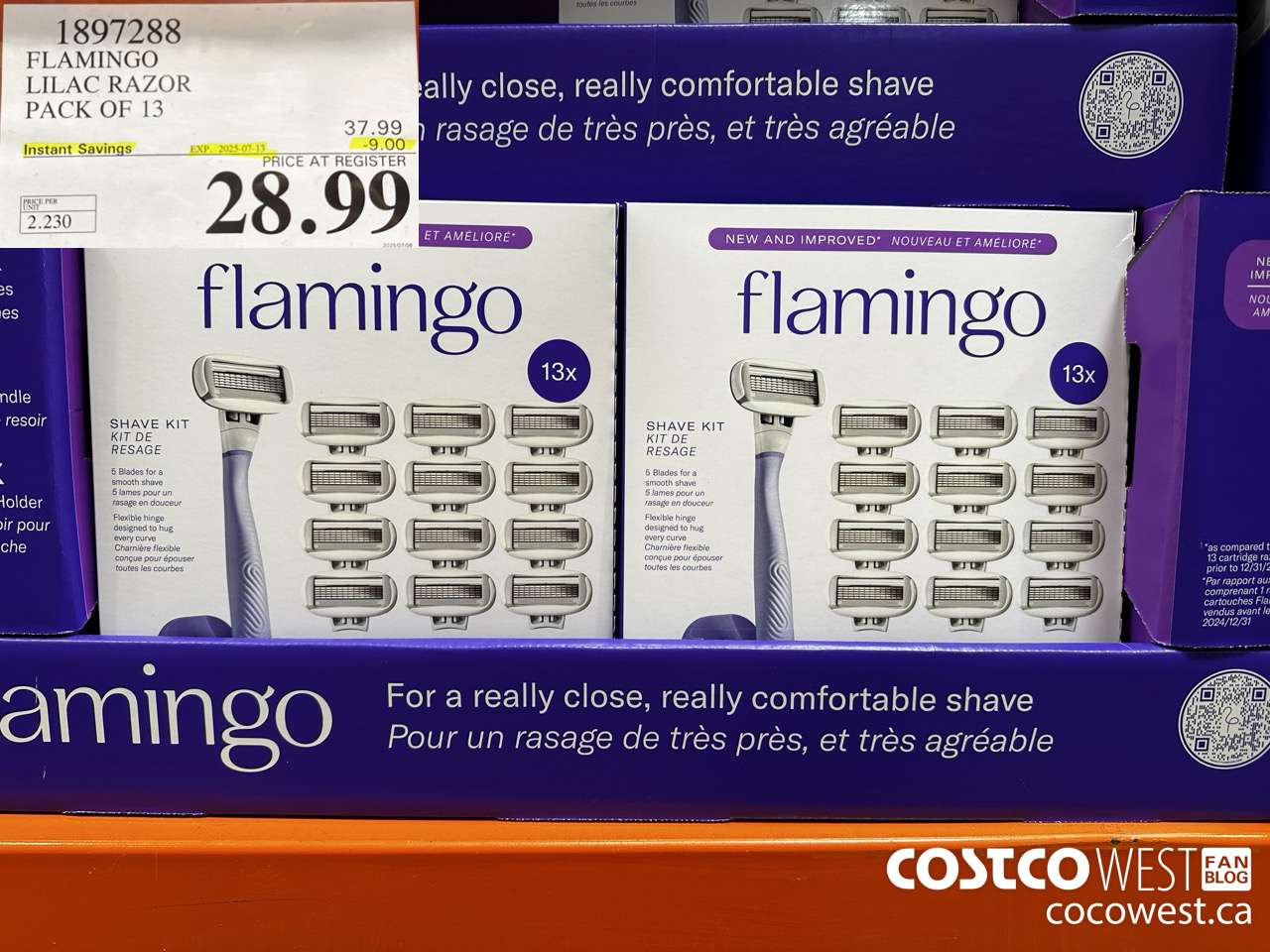 1897288 FLAMINGO LILAC RAZOR PACK OF 13 ($9.00 INSTANT SAVINGS EXPIRES ON 2025-07-13) $28.99