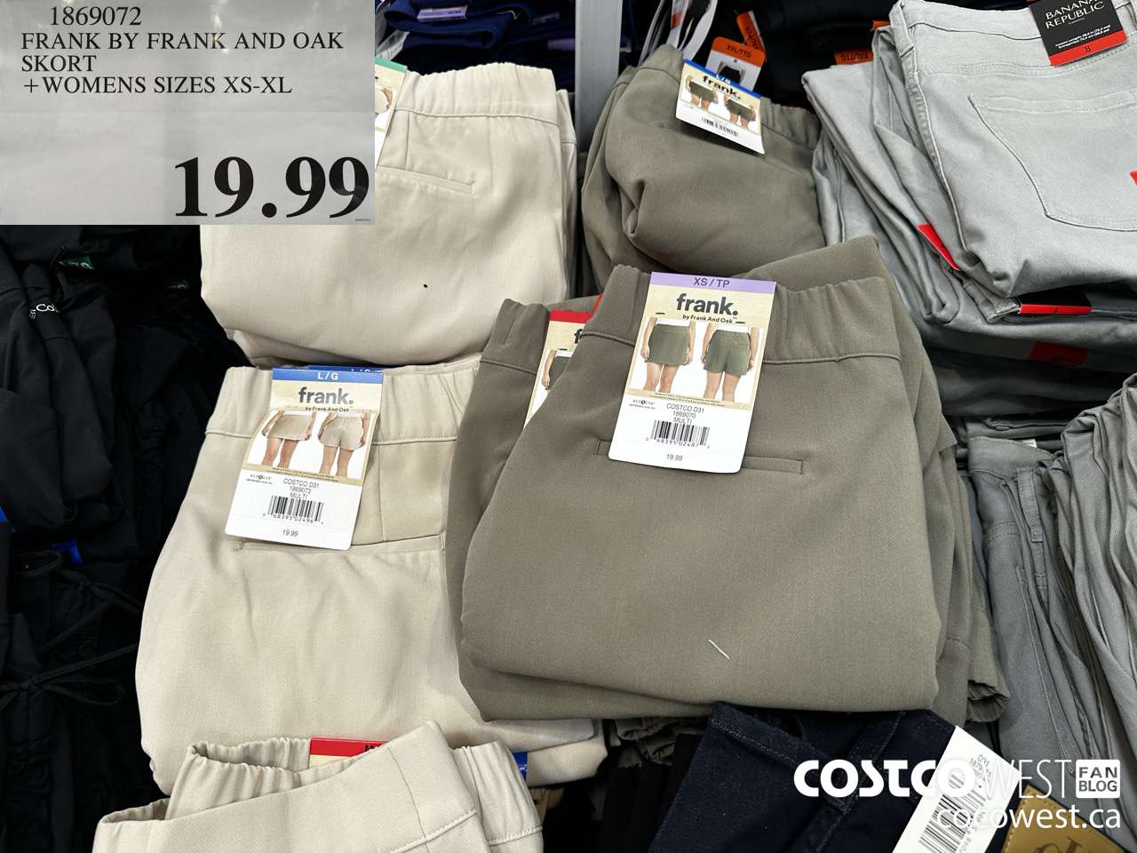 1869072 FRANK BY FRANK AND OAK SKORT WOMENS SIZES XS-XL  $19.99