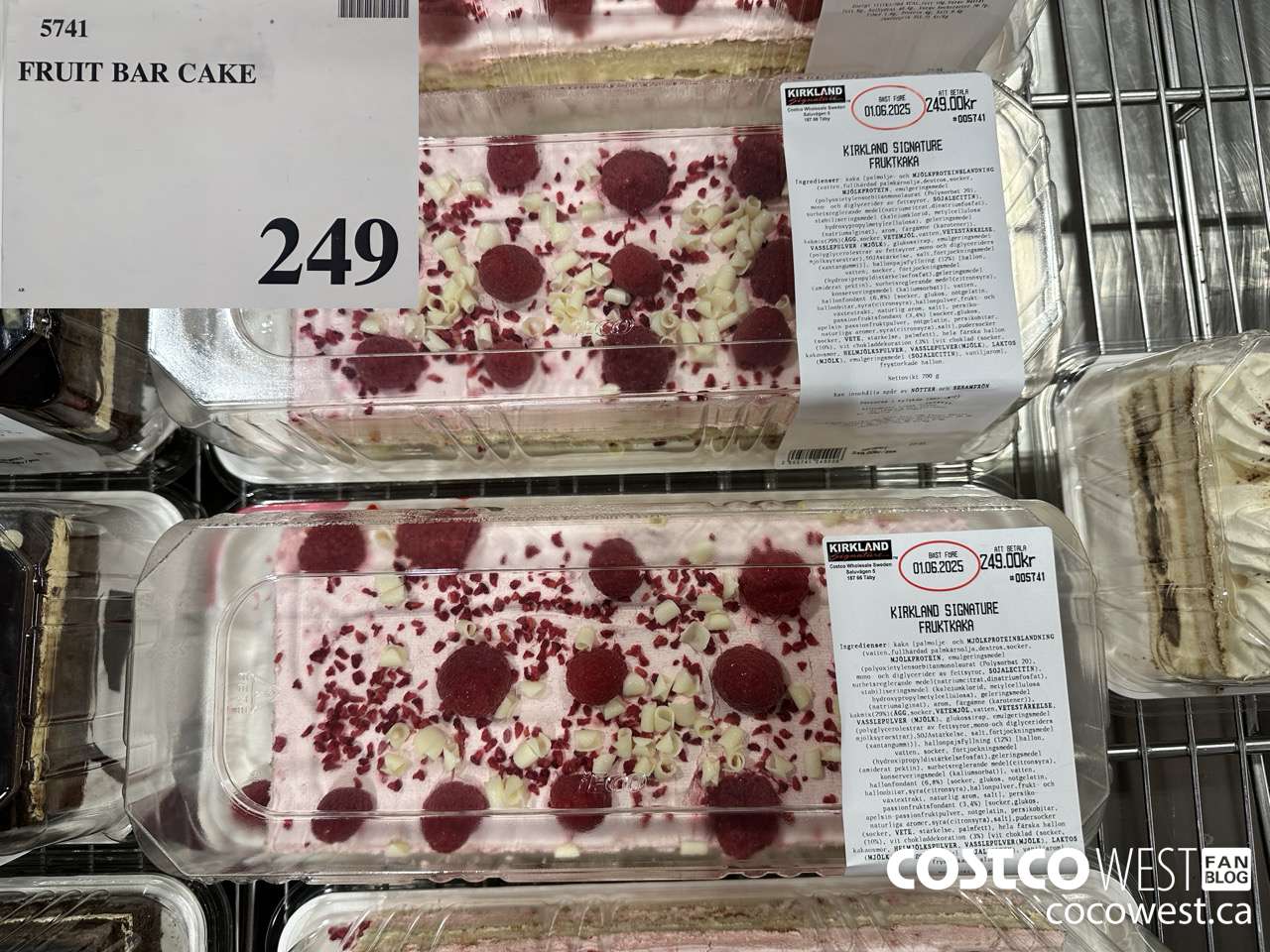 5741 FRUIT BAR CAKE $249.00