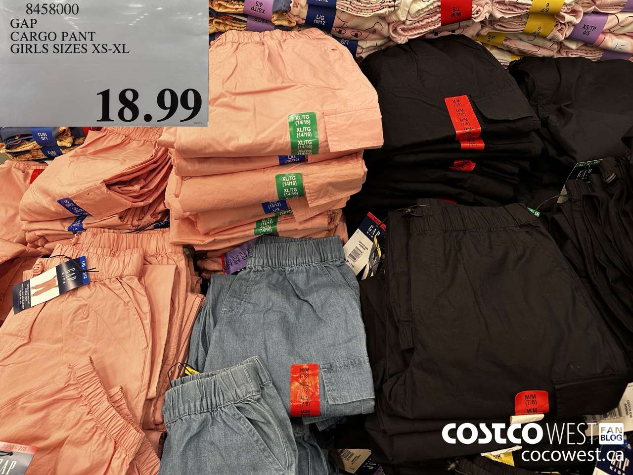 8458000 GAP CARGO PANT GIRLS SIZES XS-XL  $18.99