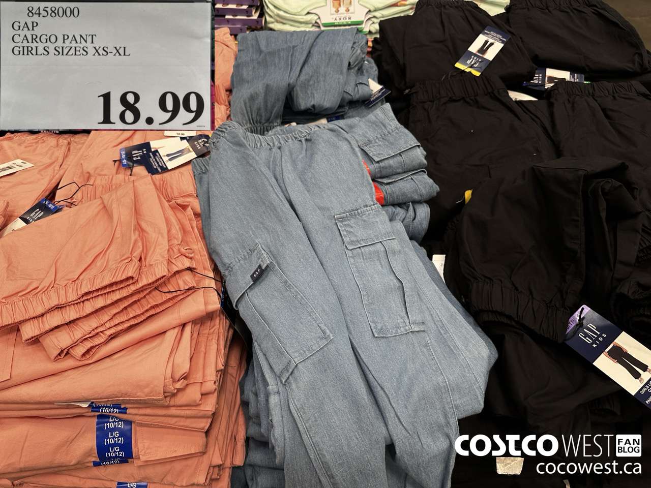 8458000 GAP CARGO PANT GIRLS SIZES XS-XL  $18.99