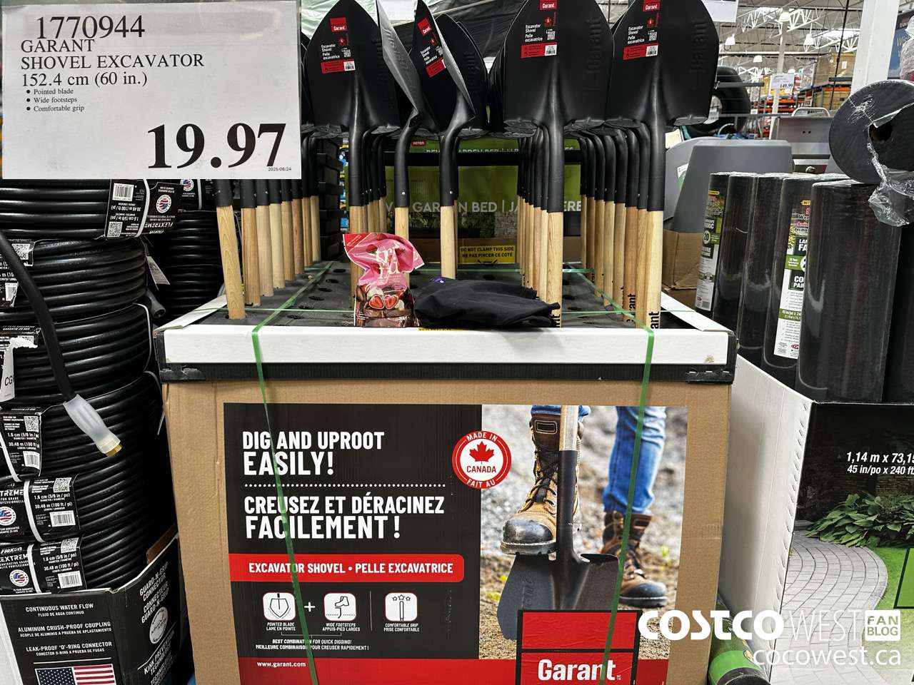 1770944 GARANT SHOVEL EXCAVATOR 152.4 CM (60 IN.) $19.97