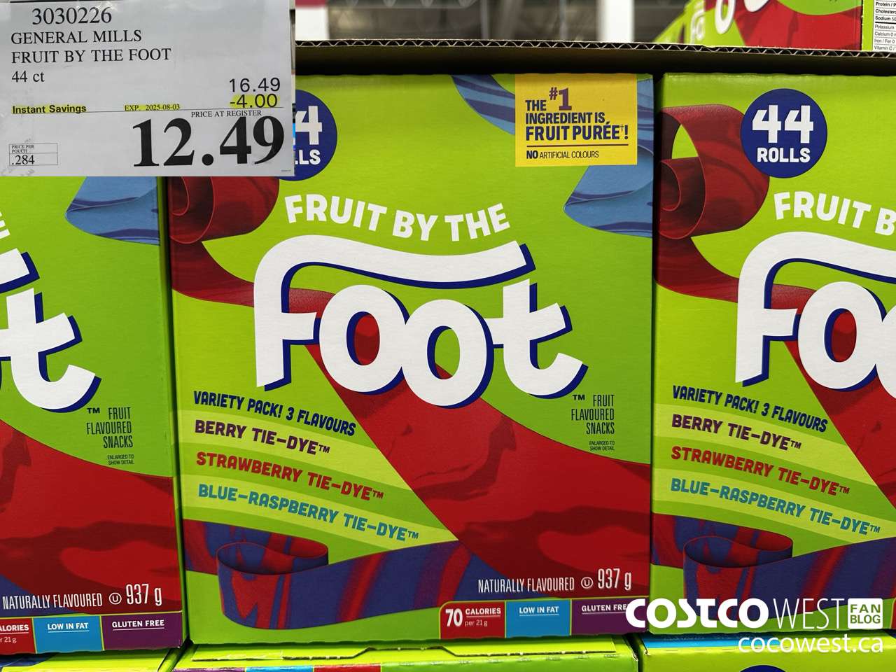 3030226 GENERAL MILLS FRUIT BY THE FOOT 44 ct ($4.00 INSTANT SAVINGS EXPIRES ON 2025-08-03) $12.49