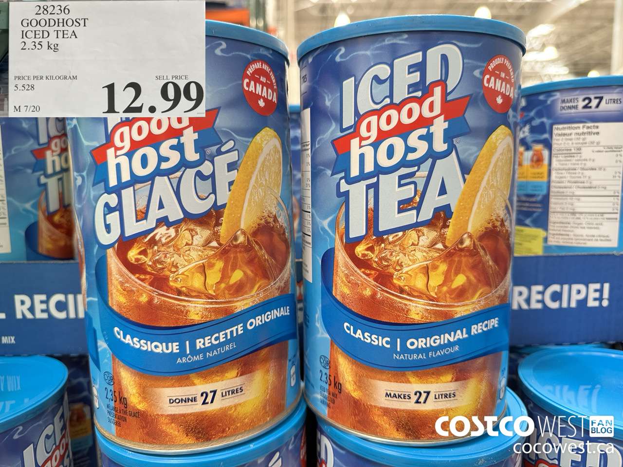 28236 GOODHOST ICED TEA 2.35 kg $12.99