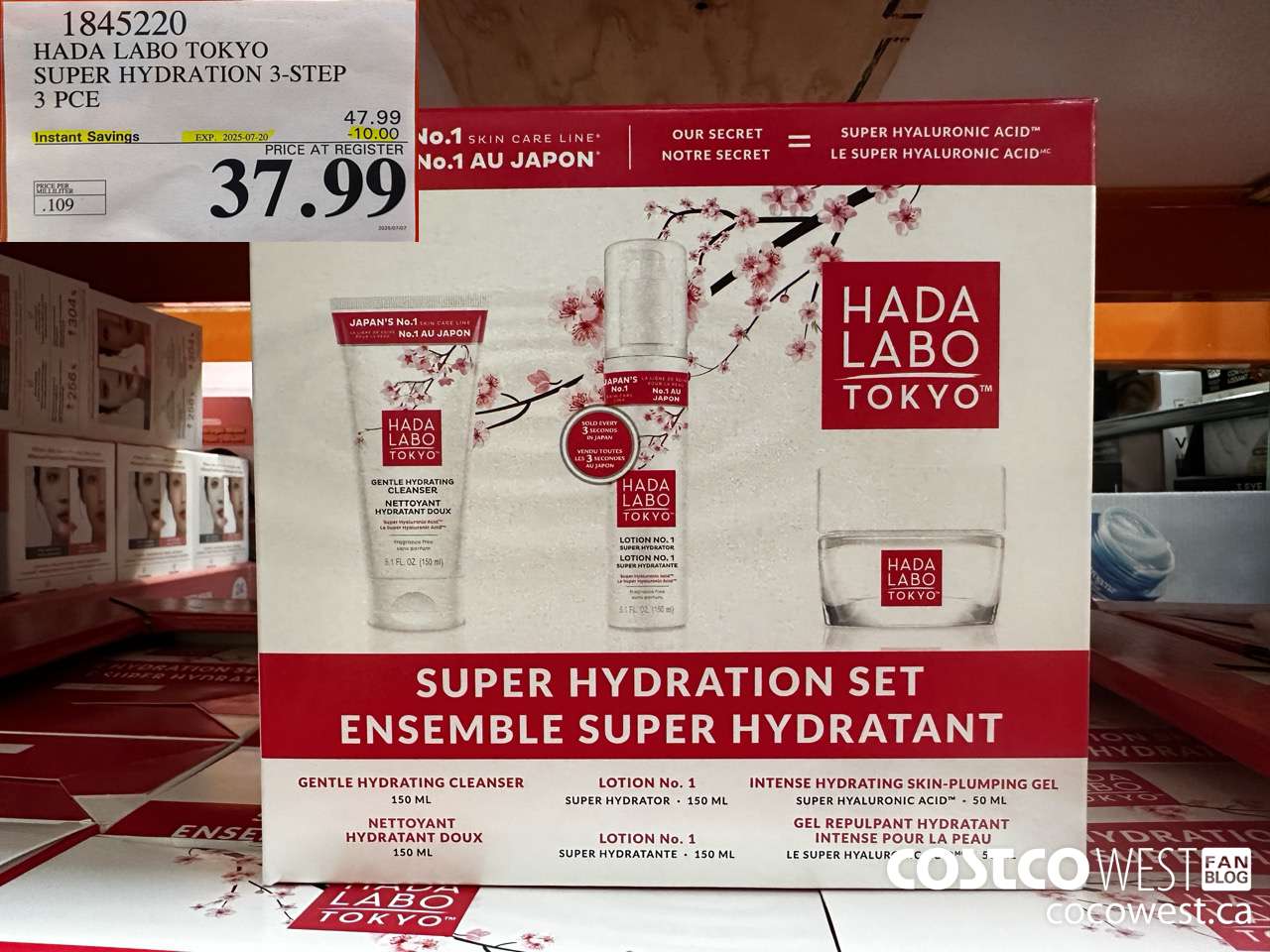 1845220 HADA LABO TOKYO SUPER HYDRATION 3-STEP 3 X 350ML ($10.00 INSTANT SAVINGS EXPIRES ON 2025-07-20) $37.99