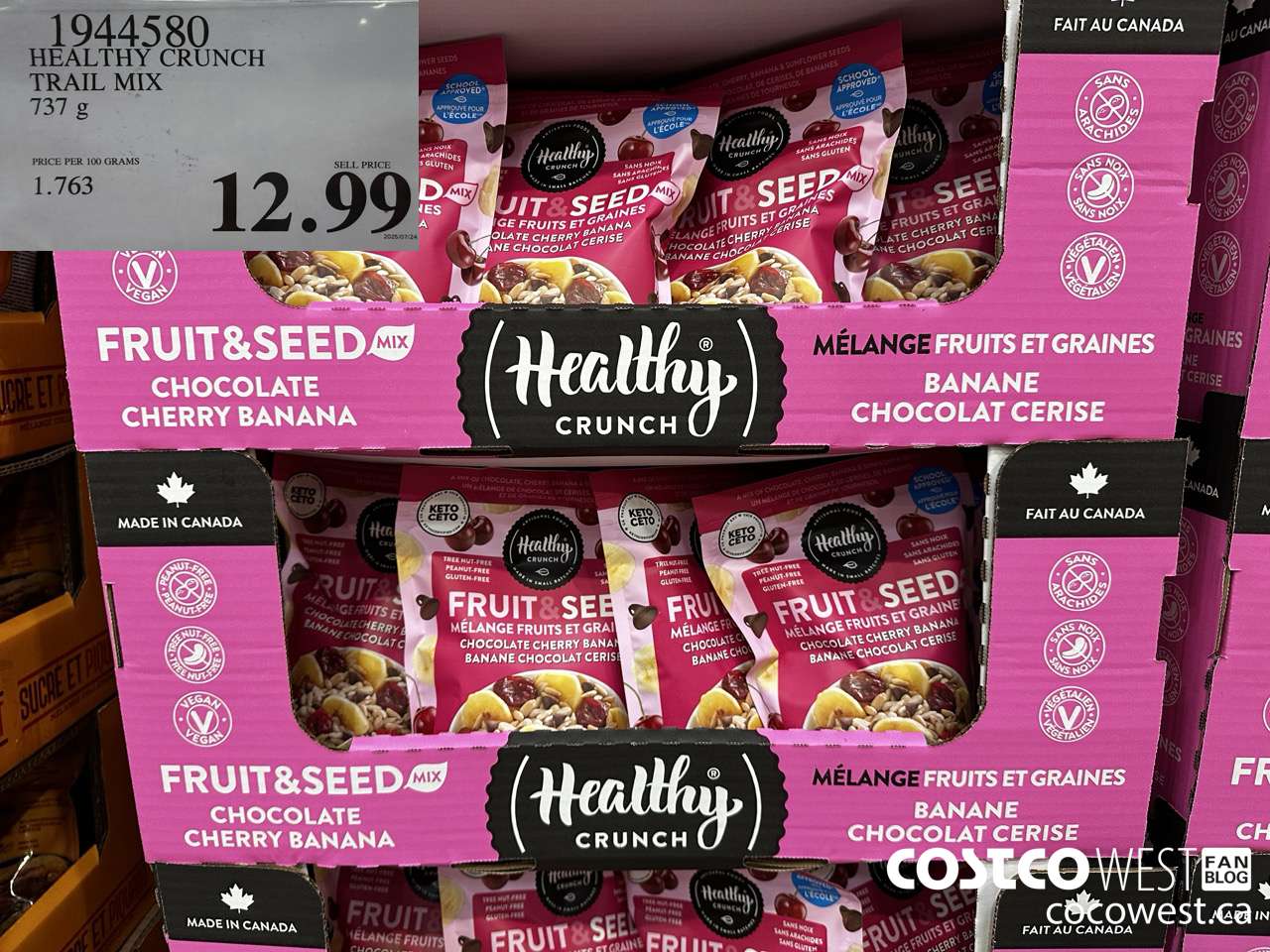 1944580 HEALTHY CRUNCH TRAIL MIX 737G $12.99