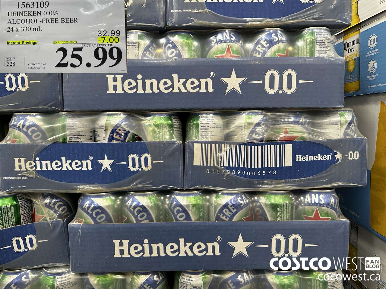 1563109 HEINEKEN 0% CANETTES 24 X 330 ML ($7.00 INSTANT SAVINGS EXPIRES ON 2025-08-03) $25.99