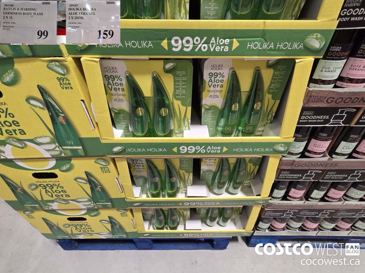 459187 HOLIKA HOLIKA ALOE VERA GEL 2 X 250ML $159.00