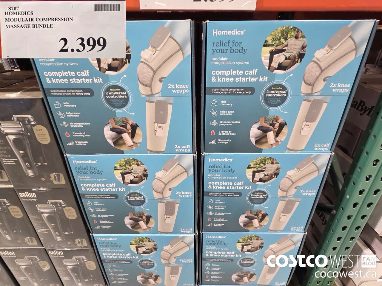 8707 HOMEDICS MODULAIR COMPRESSION MASSAGE BUNDLE $2399.00