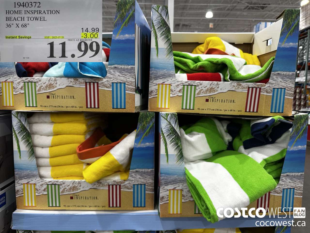 1940372 HOME INSPIRATION BEACH TOWEL 36