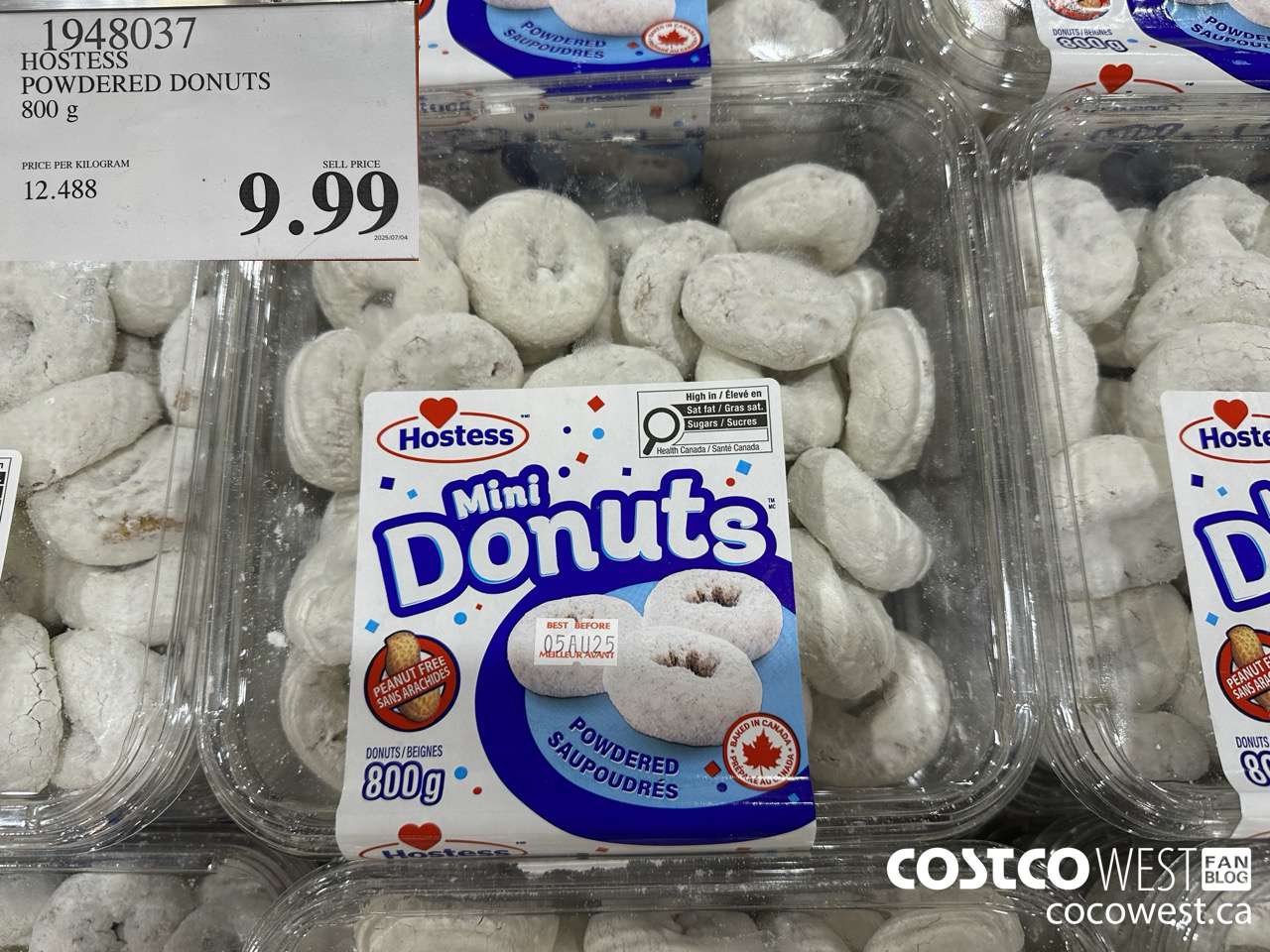 1948037 HOSTESS POWDERED DONUTS 800G $9.99