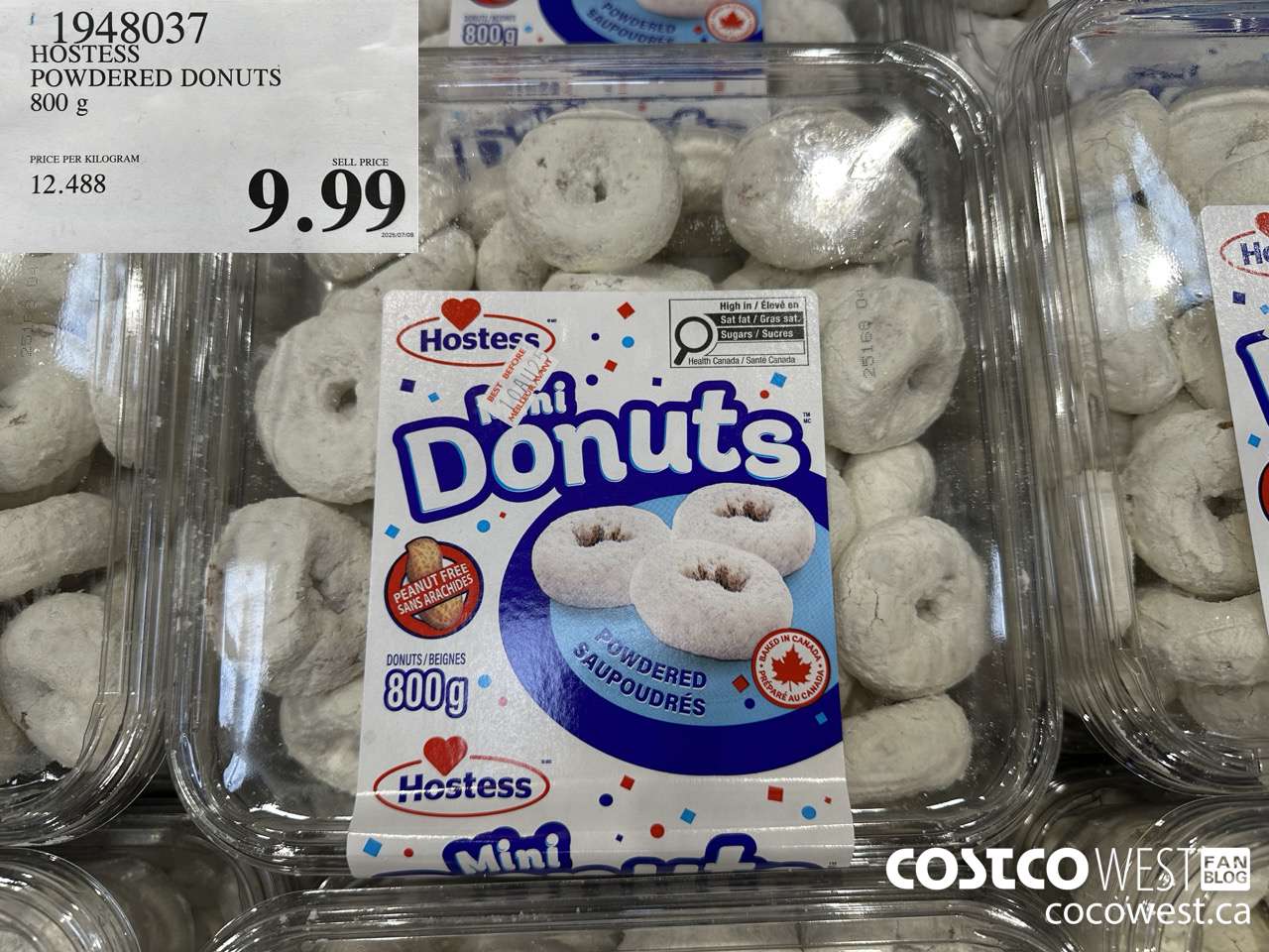 1948037 HOSTESS POWDERED DONUTS 800G $9.99