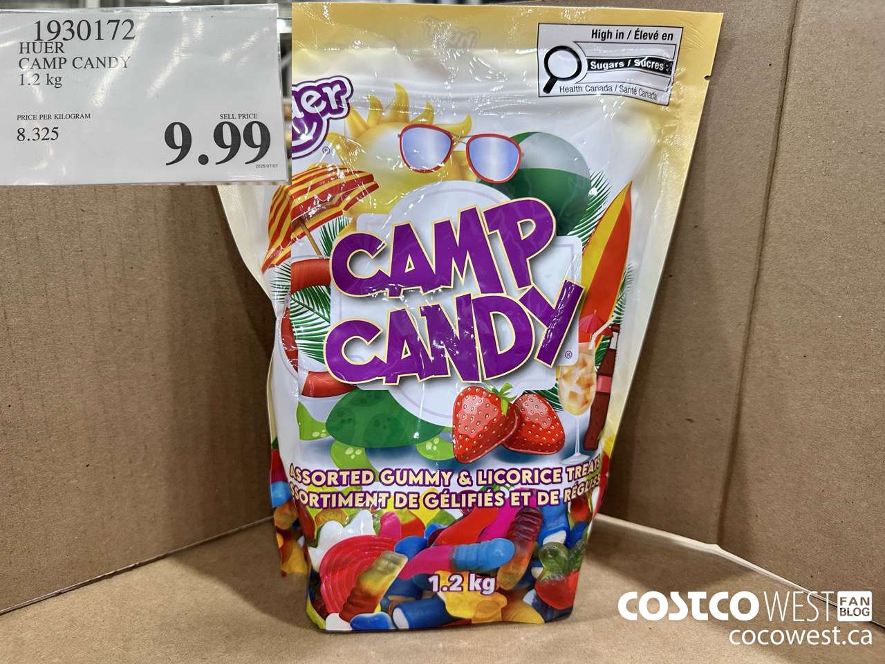 1903172 HUER CAMP CANDY 1.2KG $9.99