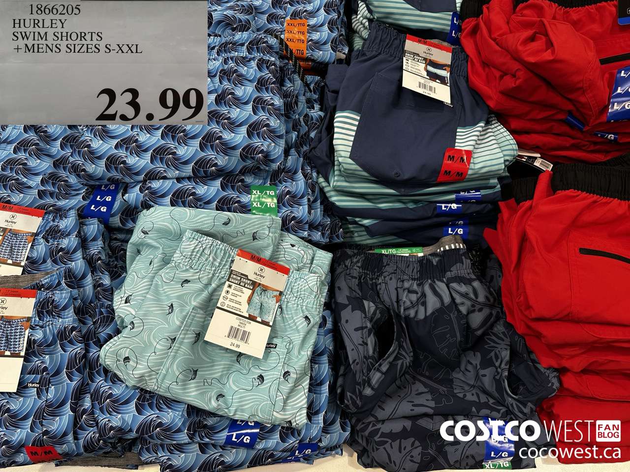 1866205 HURLEY SWIM SHORTS MENS SIZES S-XXL $23.99