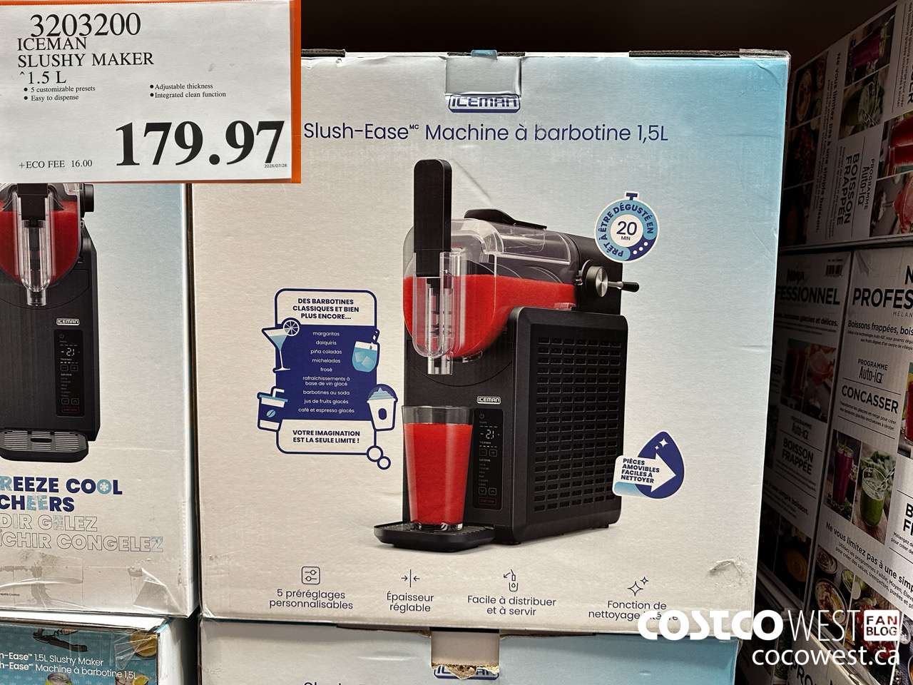 3203200 ICEMAN SLUSHY MAKER 1.5L $179.97