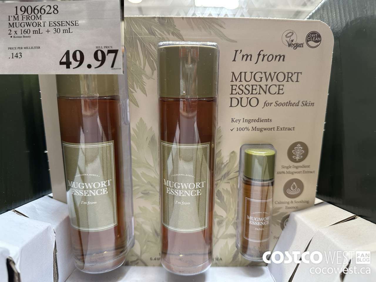 1906628 I'M FROM MUGWORT ESSENSE 2 x 160 mL + 30 mL $49.97