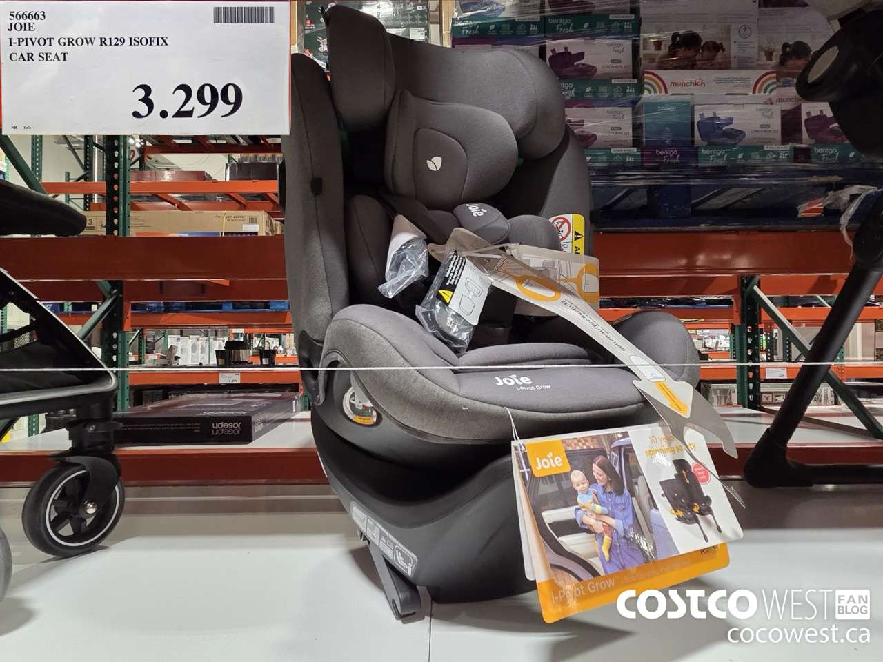 566663 JOIE I-PIVOT GROW R129 ISOFIX CAR SEAT $3299.00