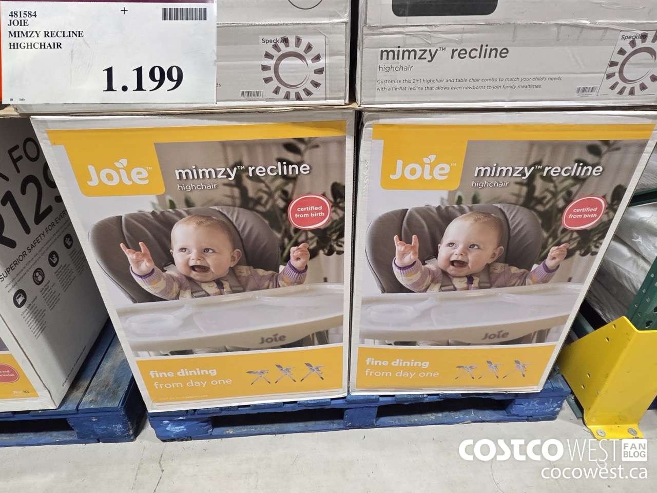 481584 JOIE MIMZY RECLINE HIGHCHAIR $1199.00