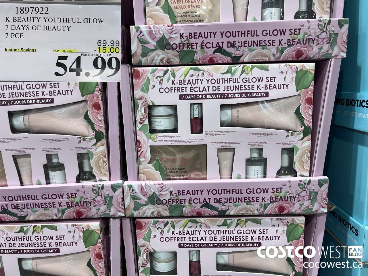 1897922 K-BEAUTY YOUTHFUL GLOW 7 DAYS OF BEAUTY 7 PCE ($15.00 INSTANT SAVINGS EXPIRES ON 2025-07-13) $54.99