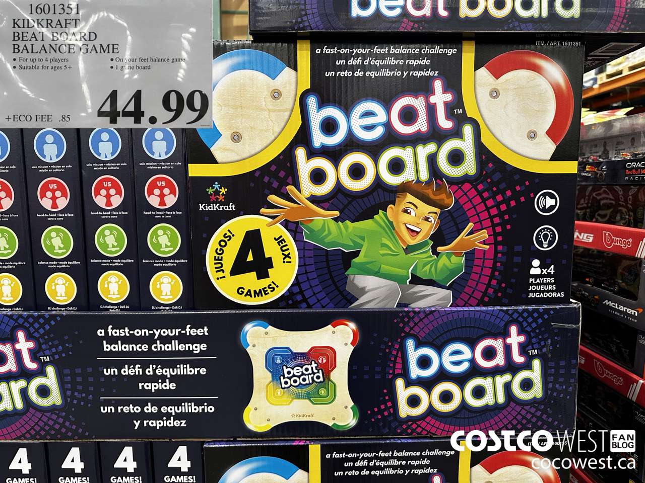 1601351 KIDKRAFT BEAT BOARD BALANCE GAME $44.99