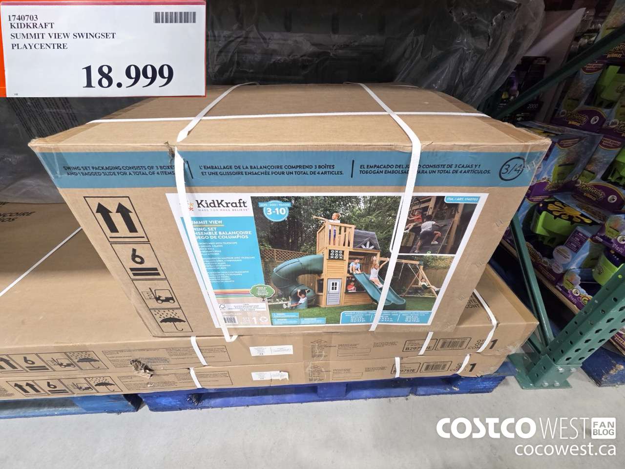 1740703 KIDKRAFT SUMMIT VIEW SWINGSET PLAYCENTRE $18999.00