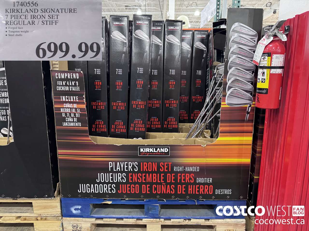 1740556 KIRKLAND SIGNATURE IRON SET $699.99