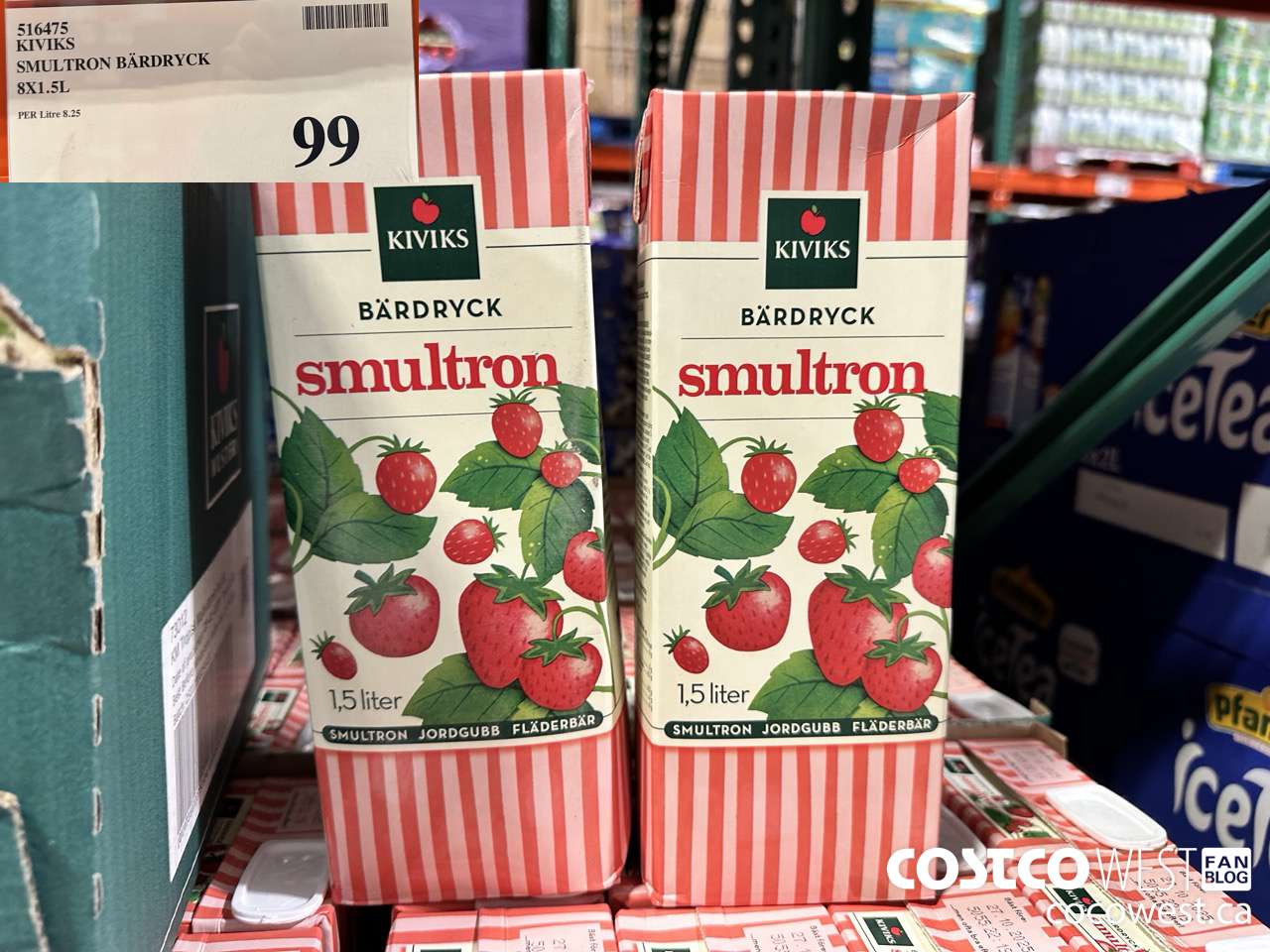 516475 KIVIKS SMULTRON BARDRYCK 8 X 1.5L $99.00