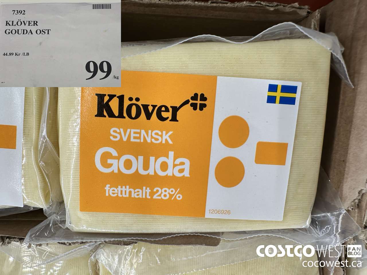 7392 KLOVER GOUDA OST $99.00