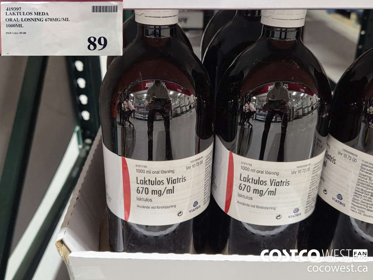 419397 LAKTULOS MEDA ORAL LOSNING 670MG/ML 1000ML $89.00
