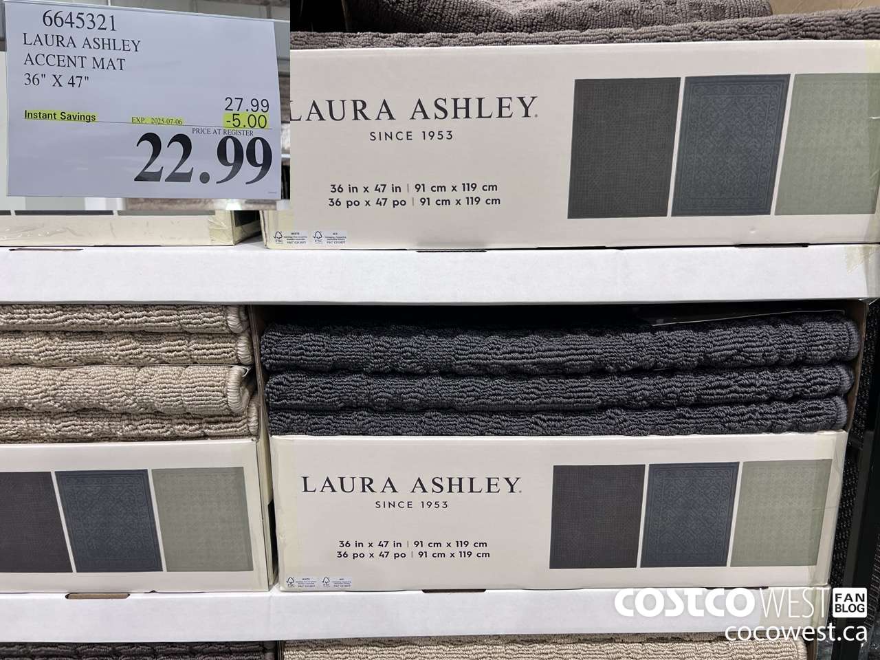 6645321 LAURA ASHLEY ACCENT MAT 36