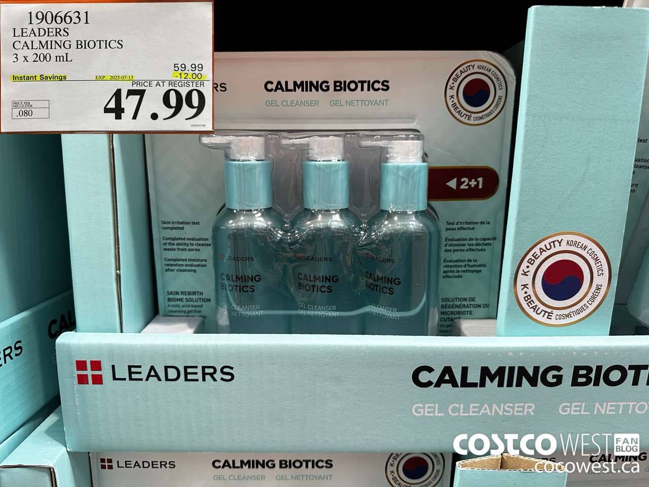 1906631 LEADERS CALMING BIOTICS 3 X 200ML ($12.00 INSTANT SAVINGS EXPIRES ON 2025-07-13) $47.99