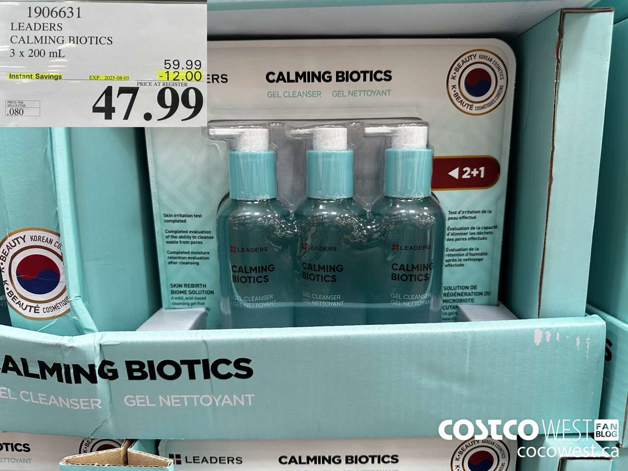 1906631 LEADERS CALMING BIOTICS 3 X 200ML ($12.00 INSTANT SAVINGS EXPIRES ON 2025-08-03) $47.99