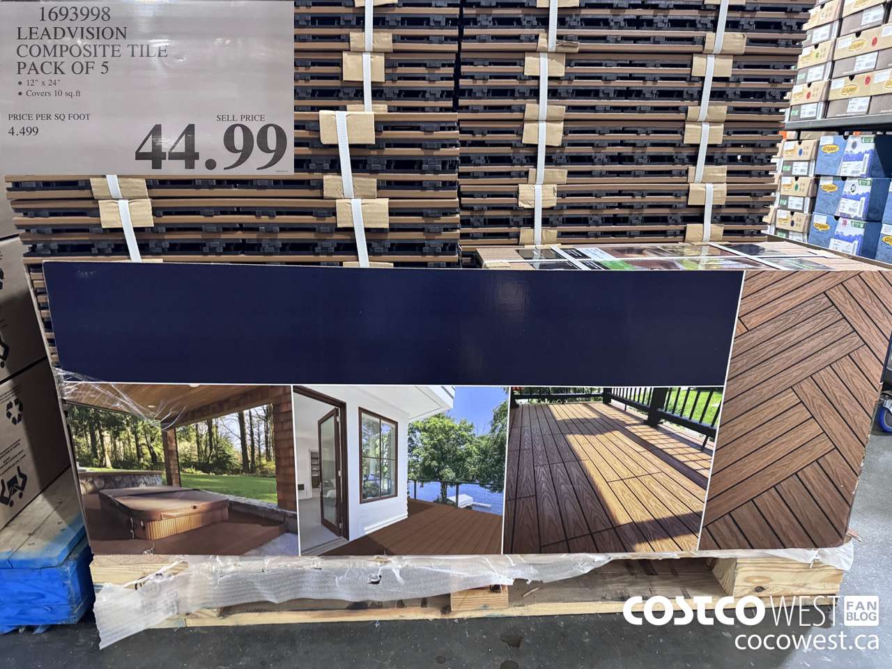 1693998 LEADVISION COMPOSITE TILE PACK OF 5 $44.99