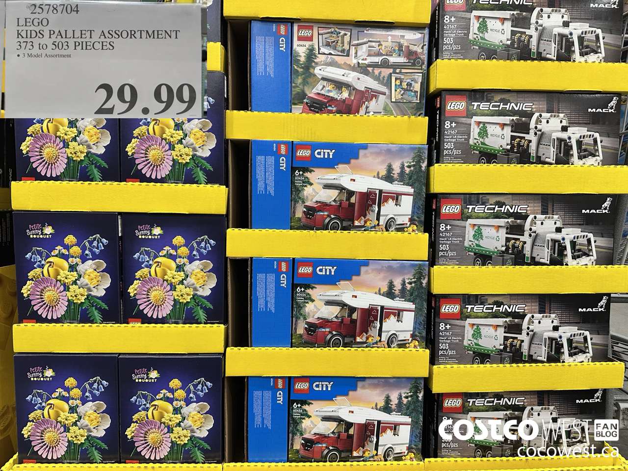 2578704 LEGO KIDS PALLET ASSORTMENT 373 TO 503 PIECES $29.99