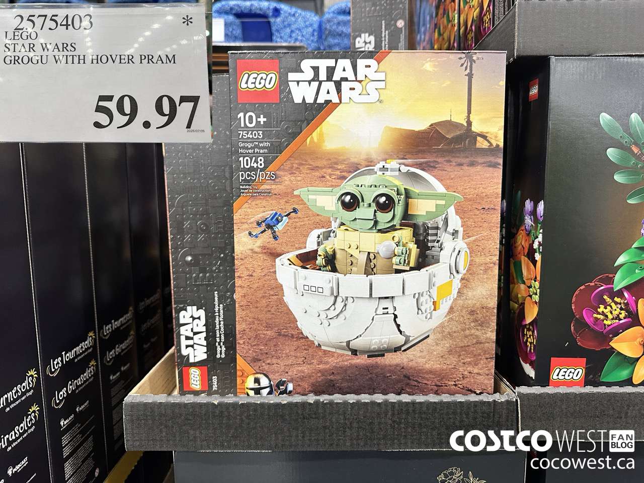 2575403 LEGO STAR WARS GROGU WITH HOVER PRAM $59.97